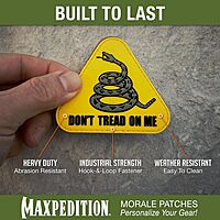 MAXPEDITION Don't Tread On Me PVC Morale Patch