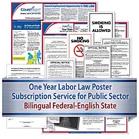 ComplyRight Federal (Bilingual), State & Public Sector (English) Labor Law 1-Year Poster Service, Rhode Island (U1200CBOPSECRI)