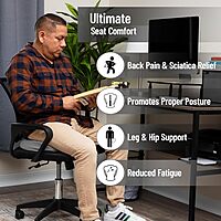 Mind Reader Air-Cloud Memory Foam Seat Cushion