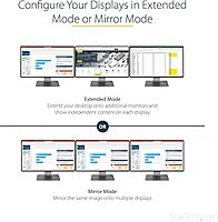 StarTech.com 3-Port Multi Monitor Adapter - Mini DisplayPort to HDMI MST Hub - Triple 1080p/Dual 4K 30Hz - Video Splitter for Extended Desktop Mode on Windows Only - mDP 1.2 to 3x HDMI (MSTMDP123HD)