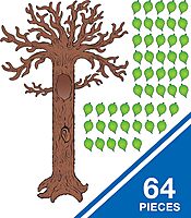 Carson Dellosa 64 pc Tree Bulletin Board Set, Tree Wall Decor and Leaf Cutouts for Classroom Decor, Fall Bulletin Board Decorations, Family Tree, Daycare, and Sunday School Decorations for Classroom