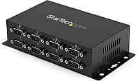 StarTech.com 8 Port USB to Serial RS232 Adapter - Wall Mount - Din Rail - COM Port Retention - FTDI USB to DB9 RS232 Hub , TAA (ICUSB2328I)