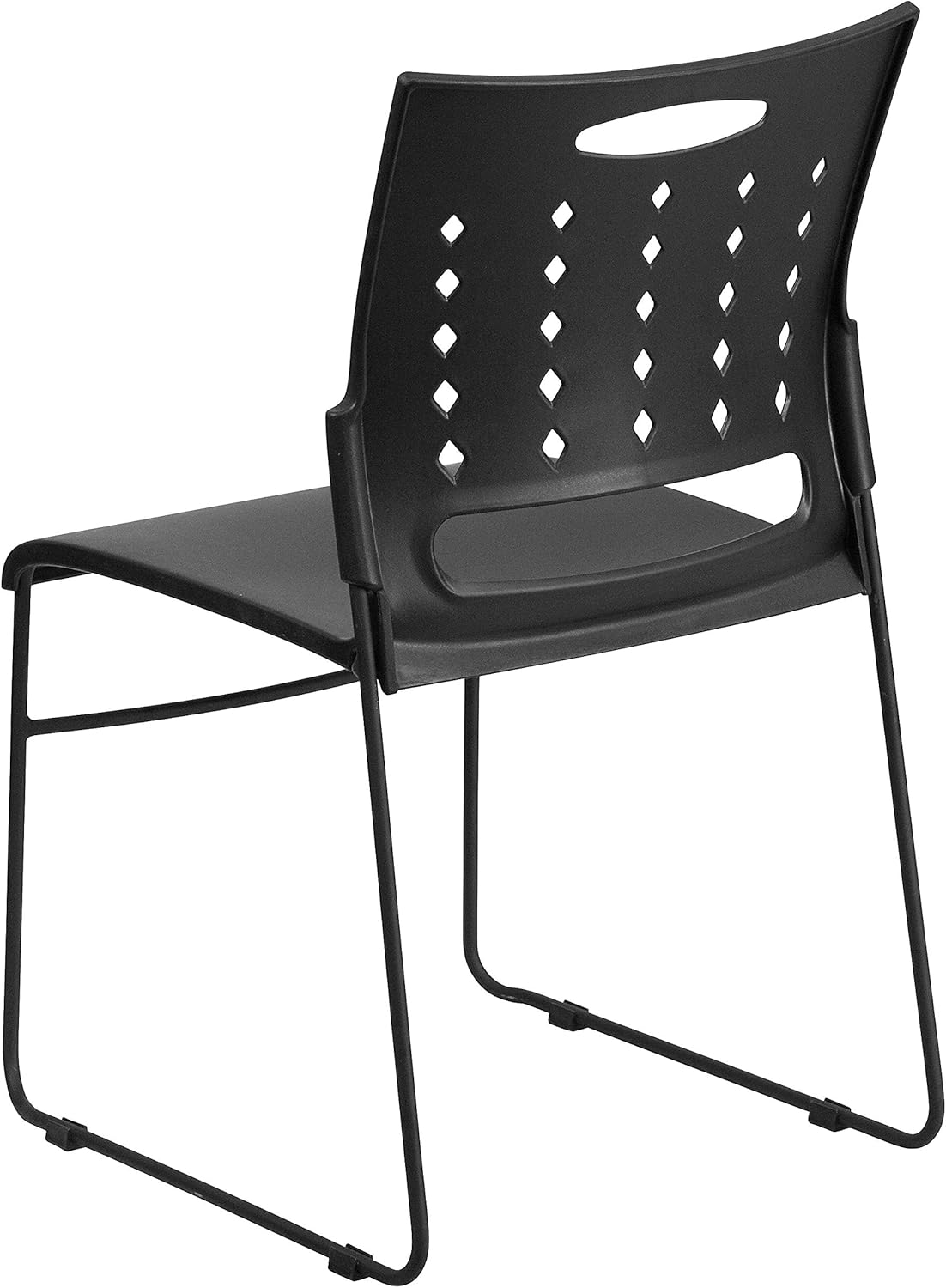 Flash Furniture HERCULES Series 881 lb. Capacity Sled Base Stack Chair with Air-Vent Back