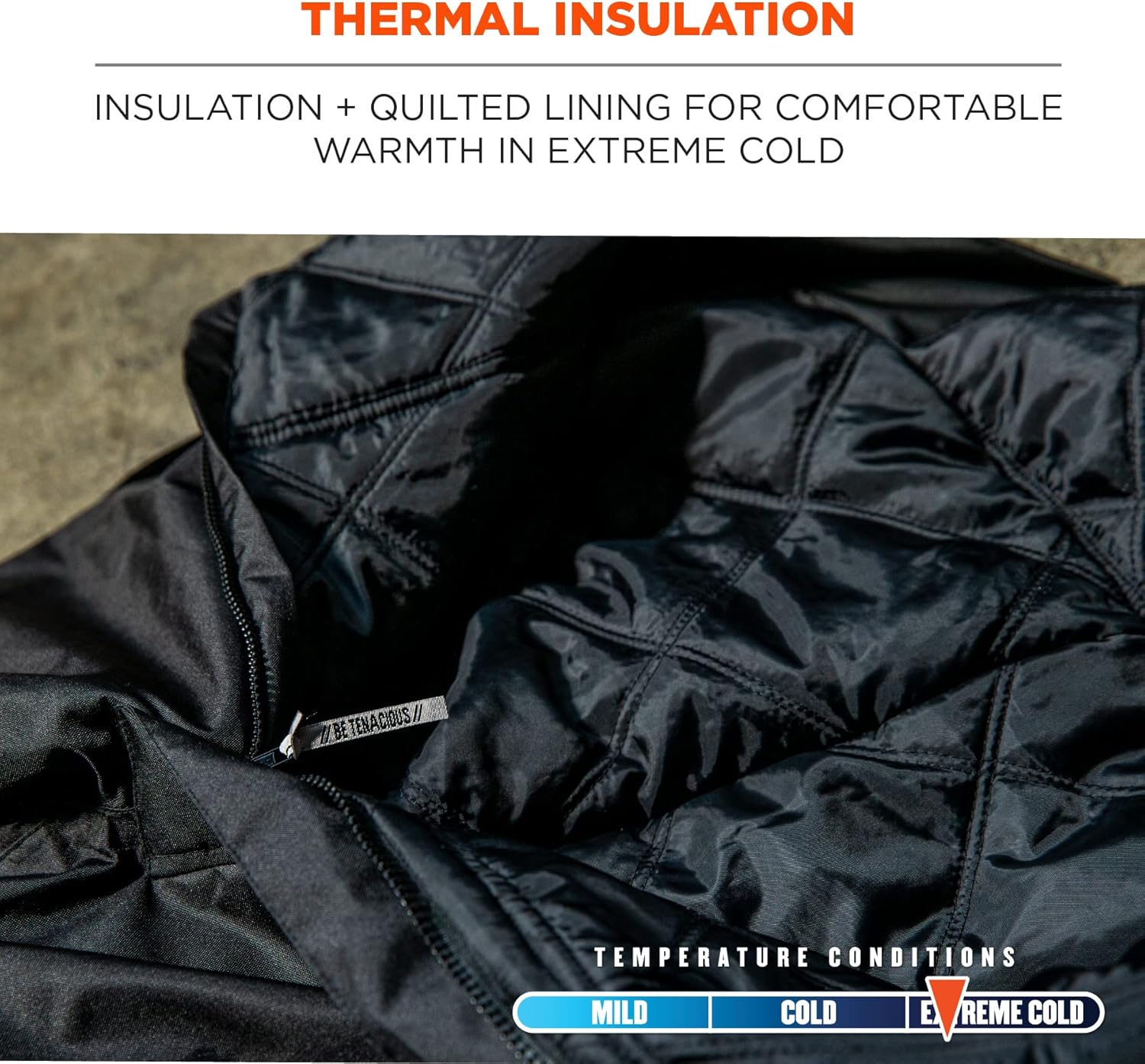 Ergodyne N-Ferno 6472 Insulated Bib Overalls Workwear Outerwear