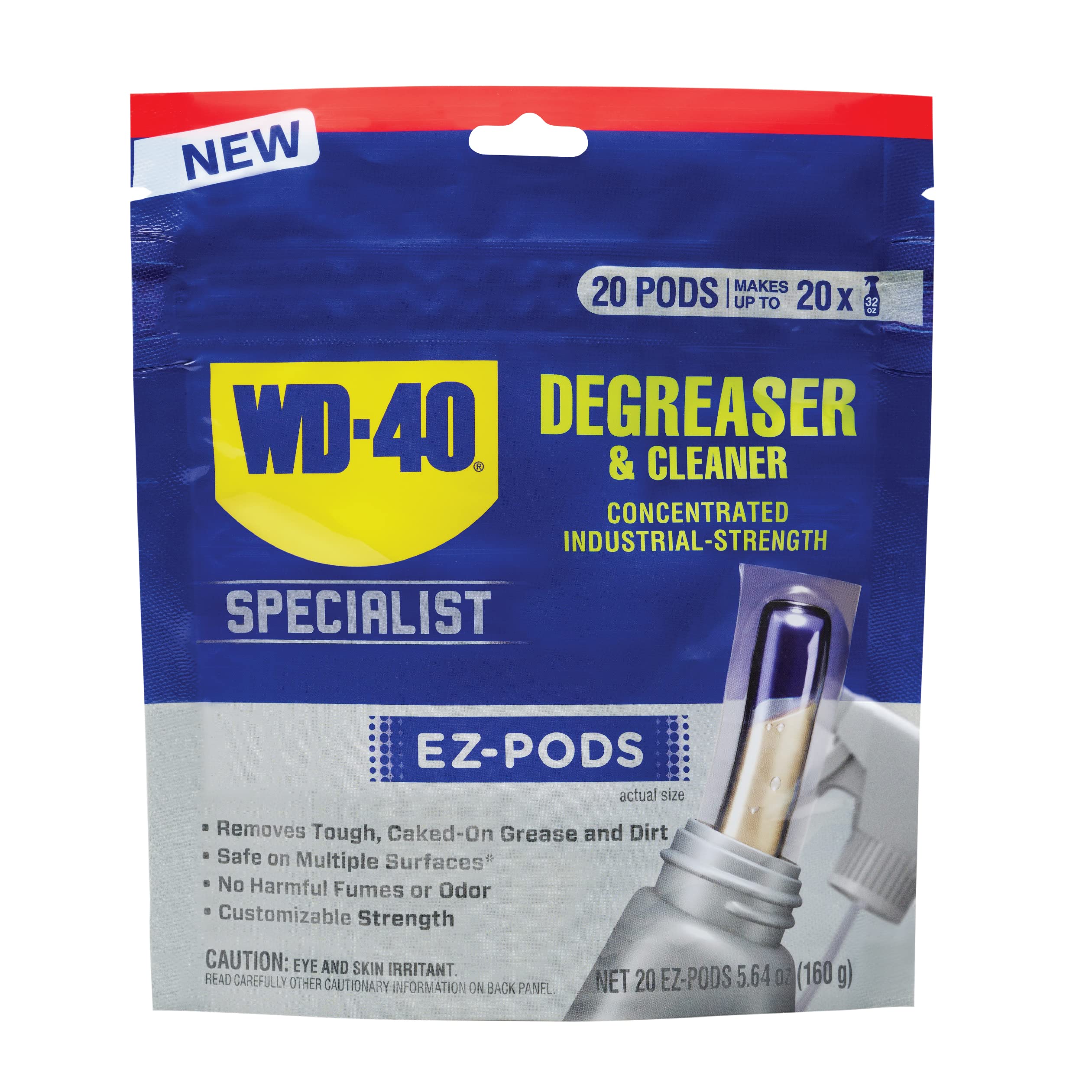 WD-40 Specialist Degreaser and Cleaner EZ-PODS Unscented Customizable Industrial-Strength Concentrate