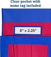 Carson Dellosa 15"W x 19"H Chairback Buddy Desk Chair Back Pocket Organizer