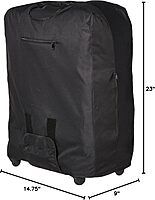 Samsonite Foldable Luggage Cover, 7 7/8inH x 7 1/8inW x 1 9/16inD, Black