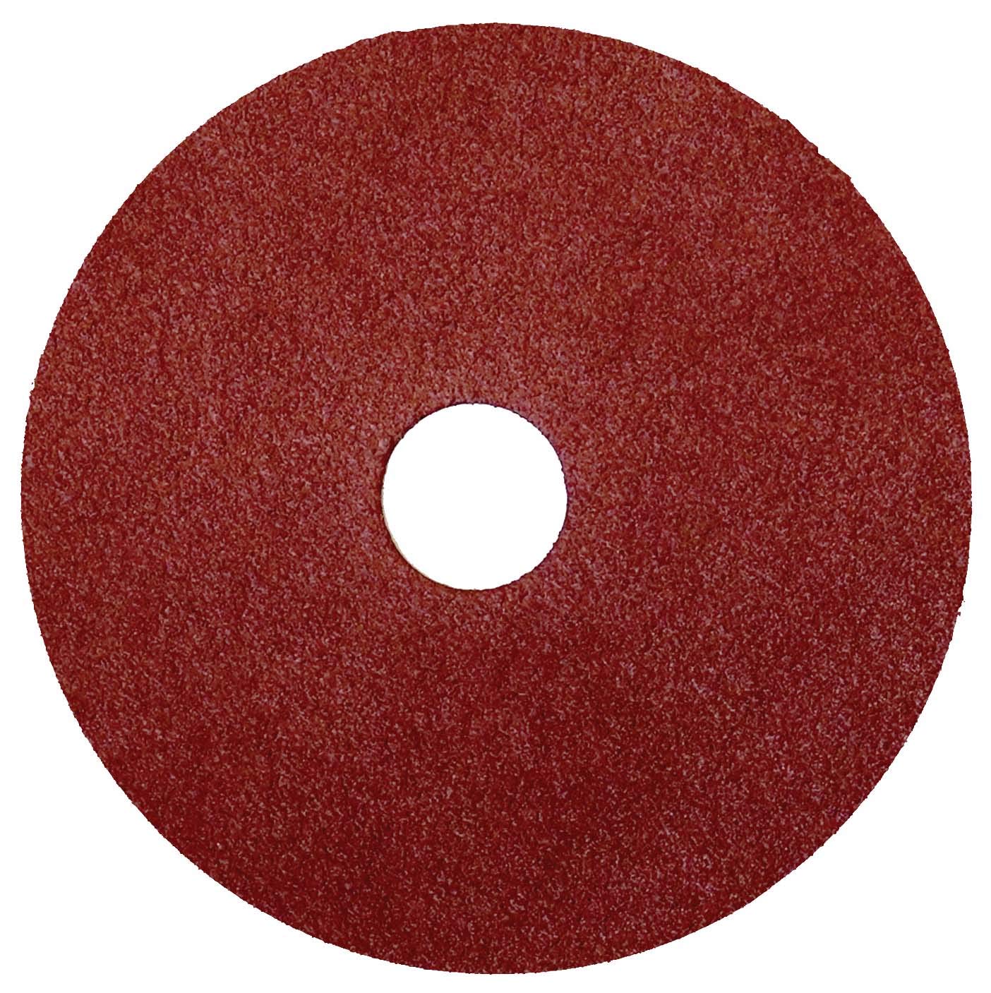 Weiler 59577 Tiger 7/8" Arbor, 4-1/2" Diameter, 80 Grit, Aluminum Oxide, Fiber Backing, Resin Fiber Disc