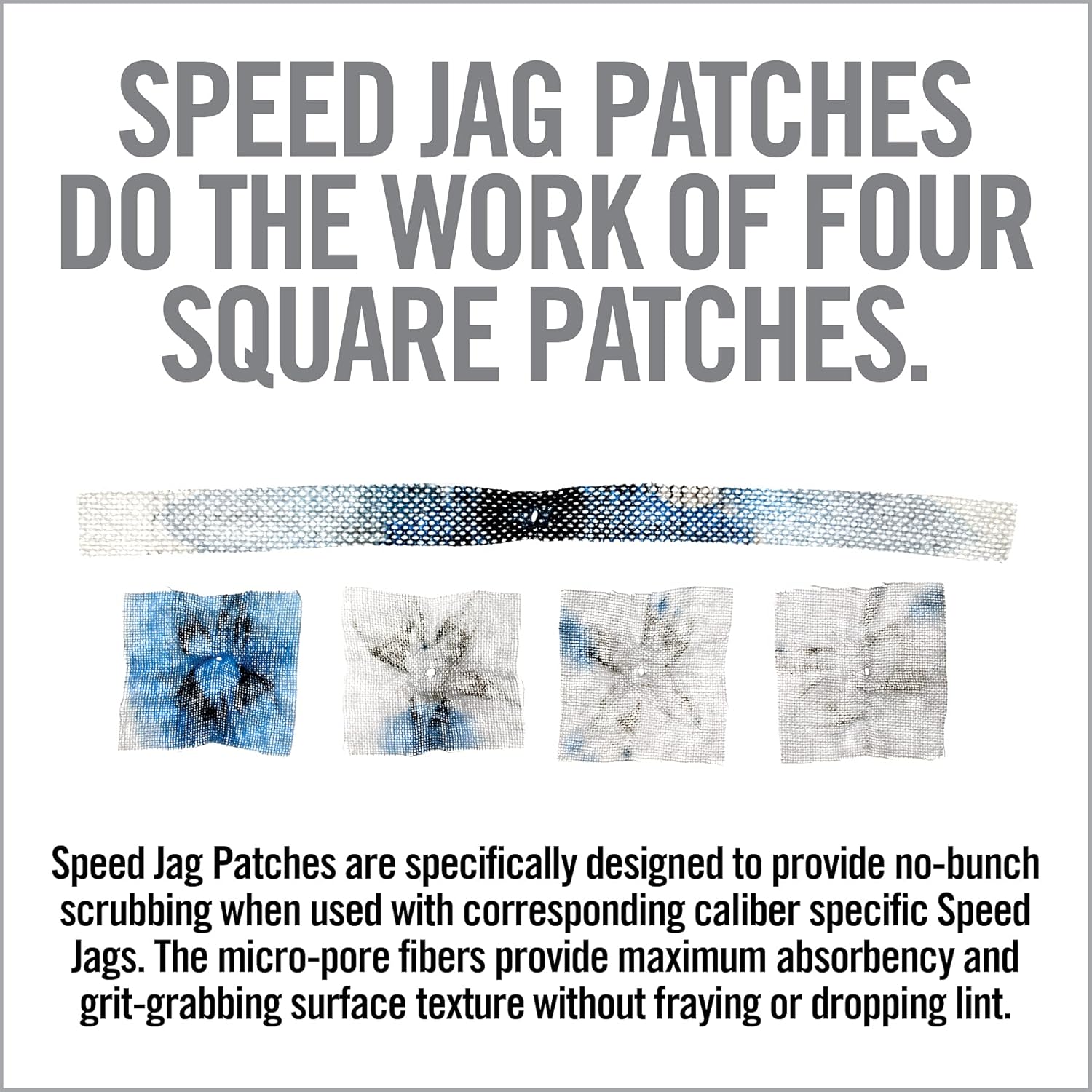 Real Avid Gun Cleaning Jag, Bore Brush & Gun Cleaning Patches Set, All in One Jag Set & Bore Brush Kit with Cleaning Patches