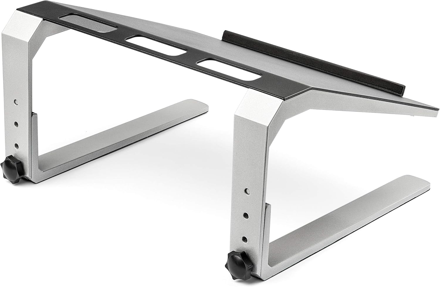 StarTech.com Adjustable Laptop Stand - Heavy Duty Steel & Aluminum - 3 Height Settings - Tilted
