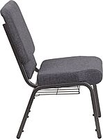 Flash Furniture HERCULES Series 18.5''W Church Chair with Book Rack