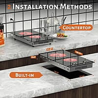 Estufa eléctrica de 2 quemadores y 120 V Estufa eléctrica de 2 quemadores y 120 V
