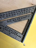 SWANSON Tool Co S0101 7 Inch Speed Square, Blue 7" Speed Square