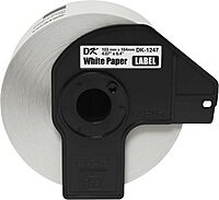 Brother Genuine DK-1247 Die-cut Large Shipping White Paper Labels for Brother QL Label Printers