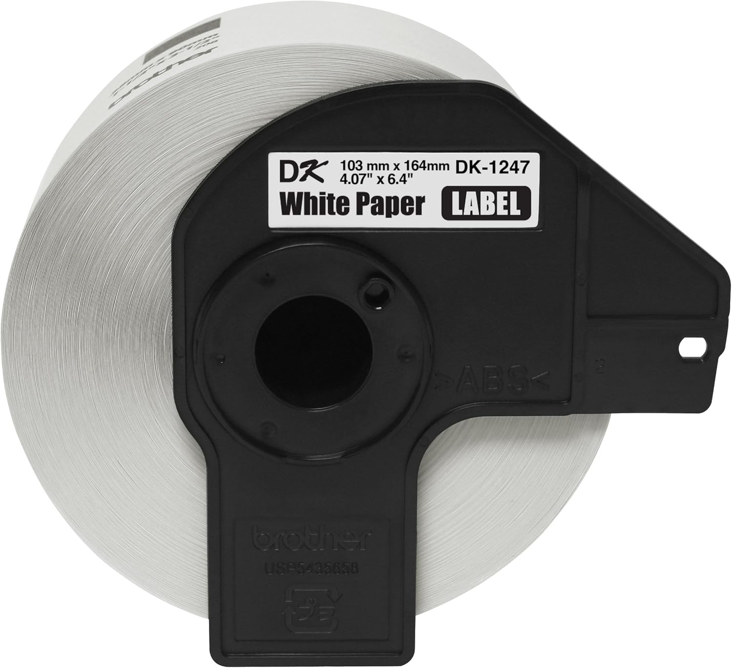 Brother Genuine DK-1247 Die-cut Large Shipping White Paper Labels for Brother QL Label Printers