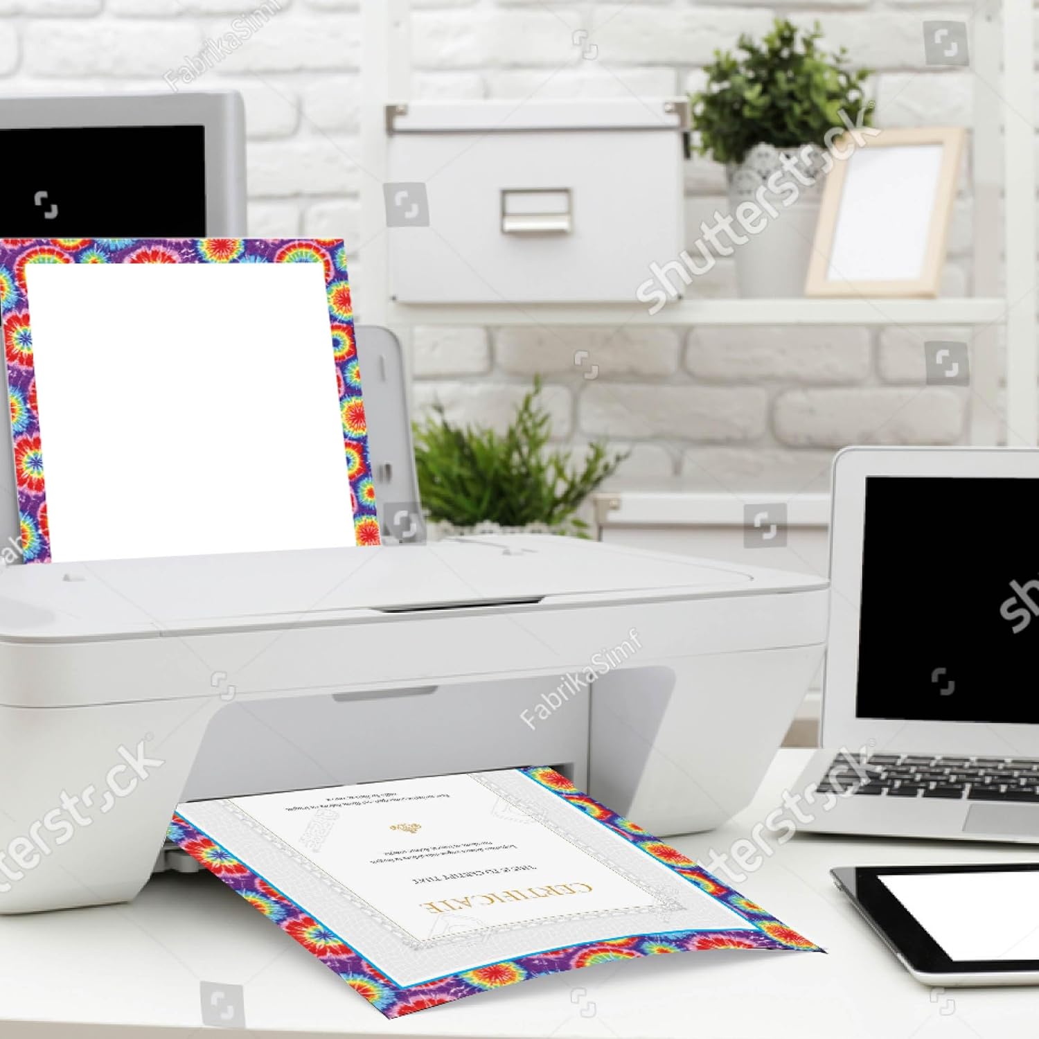 BARKER CREEK Designer Decorative Computer Paper, Letter 8.5 x 11, 100 Sheets