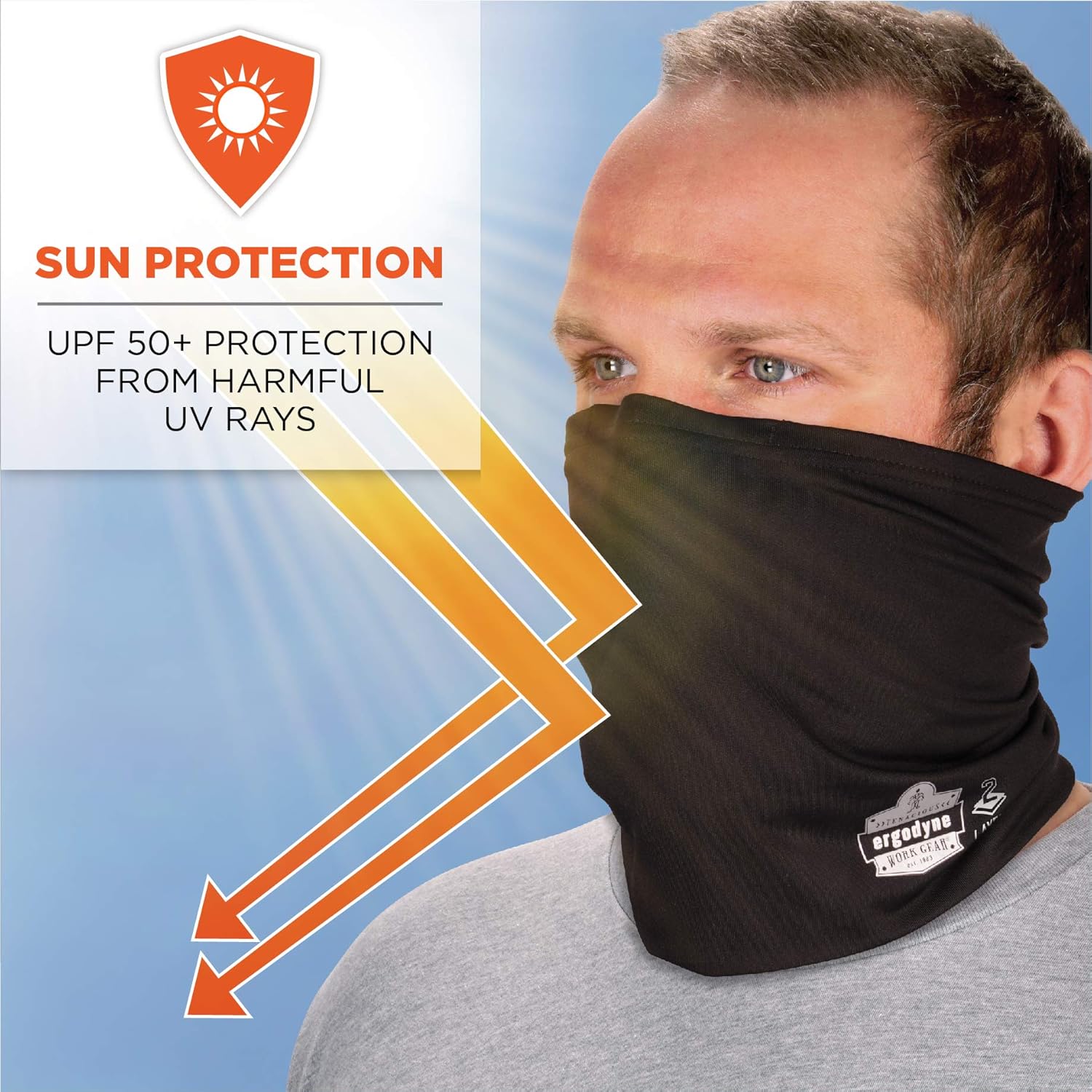 ERGODYNE Chill-Its 6489 2-Layer Cooling Neck Gaiter / Multi-Band