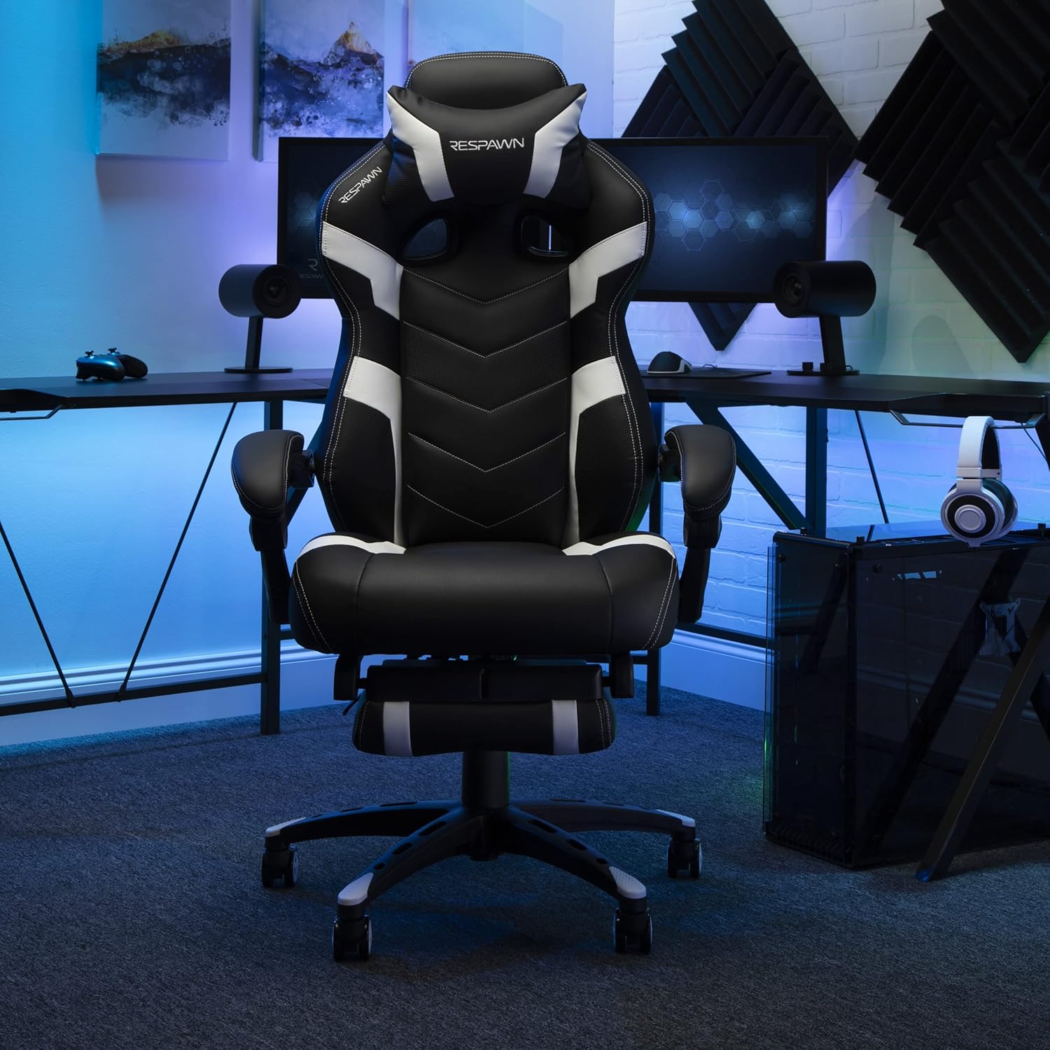 RESPAWN 110 Pro Ergonomic Gaming Chair with Footrest
