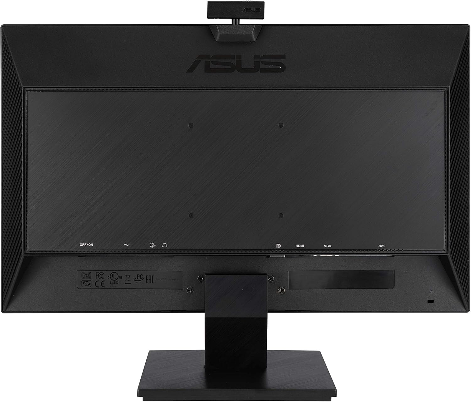 ASUS BE24EQK 23.8” Business Monitor with 1080P Full HD IPS, Eye Care, DisplayPort HDMI, Frameless, Built-in Adjustable 2MP Webcam, Mic Array, Stereo speaker, Video Conference,BLACK