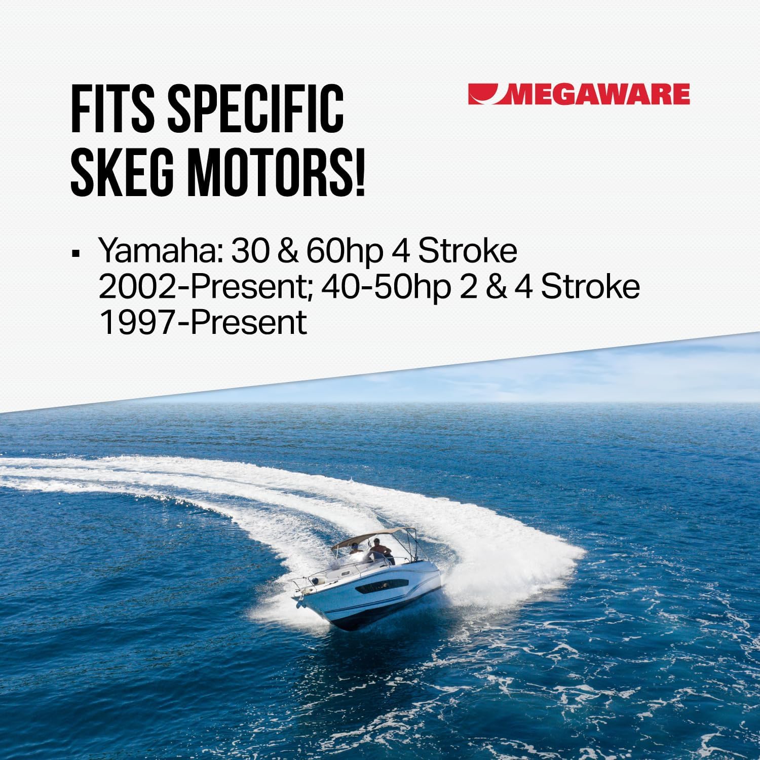 Megaware SkegPro 665 - Protects Against Damage from Ramp Dragging, Rocks