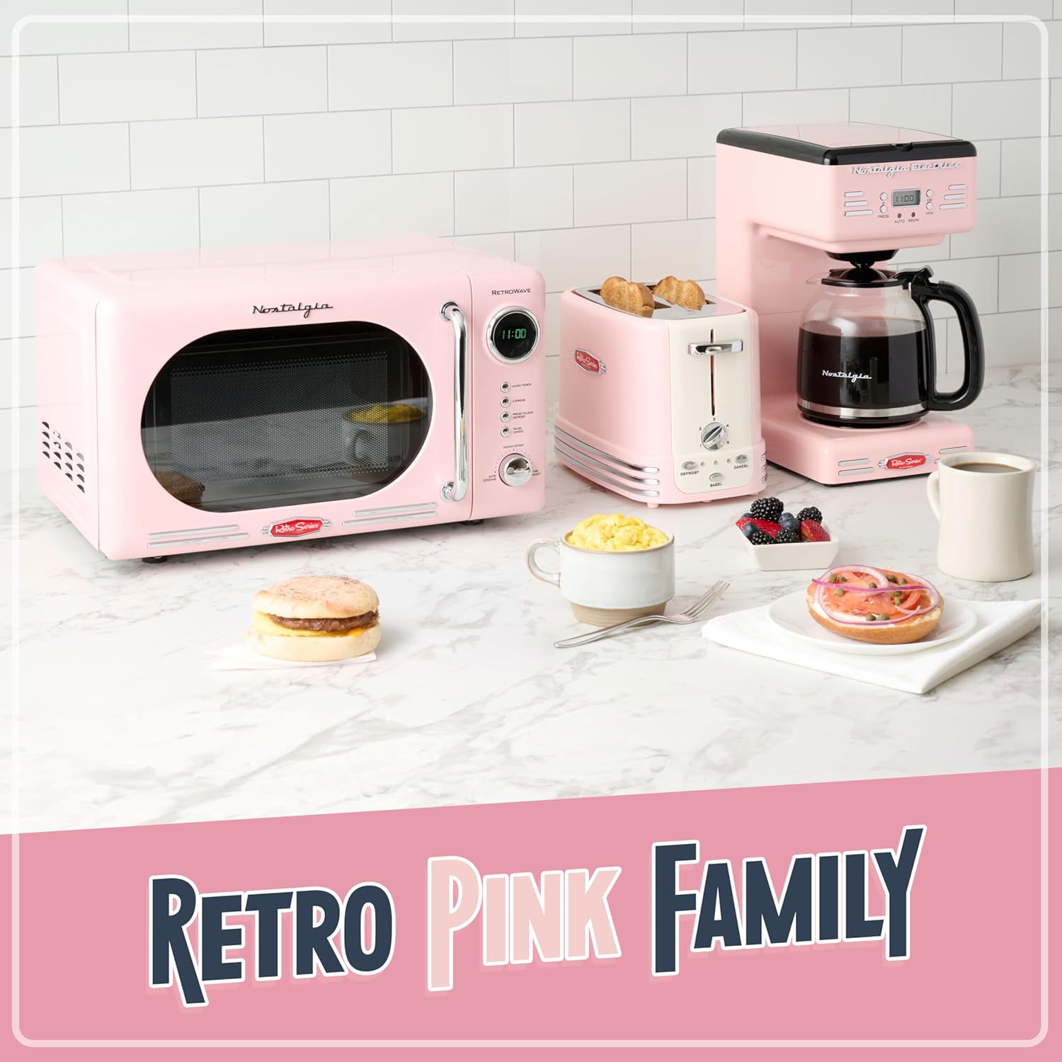 Nostalgia Retro 12-Cup Programmable Coffee Maker With LED Display, Automatic Shut-Off & Keep Warm, Pause-And-Serve Function