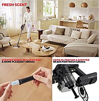 Honeywell VC16 Cordless Vacuum Cleaner, Handheld, + 8 Tools for Better, Easier Cleaning, Dark Silver