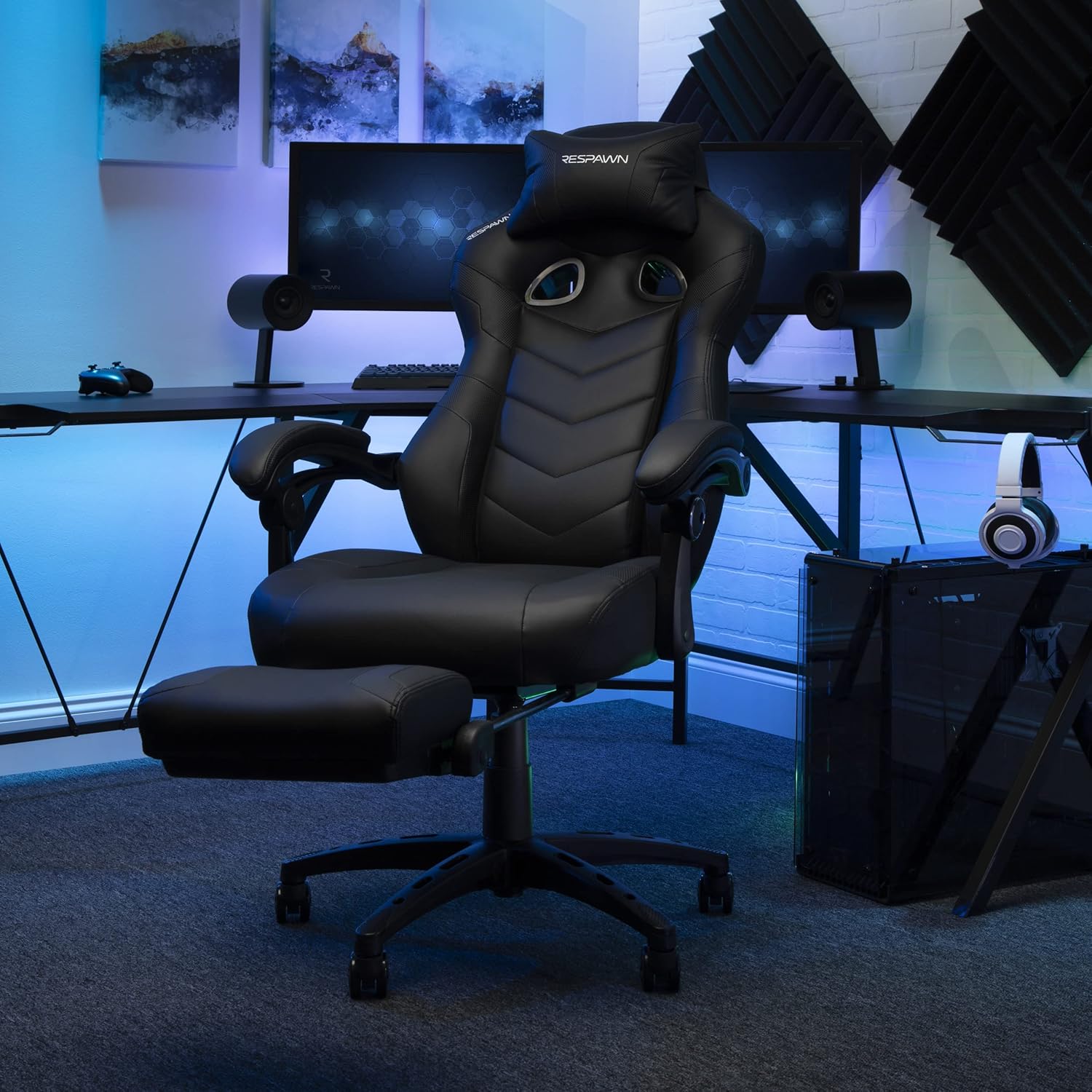 RESPAWN 110 Pro Ergonomic Gaming Chair with Footrest