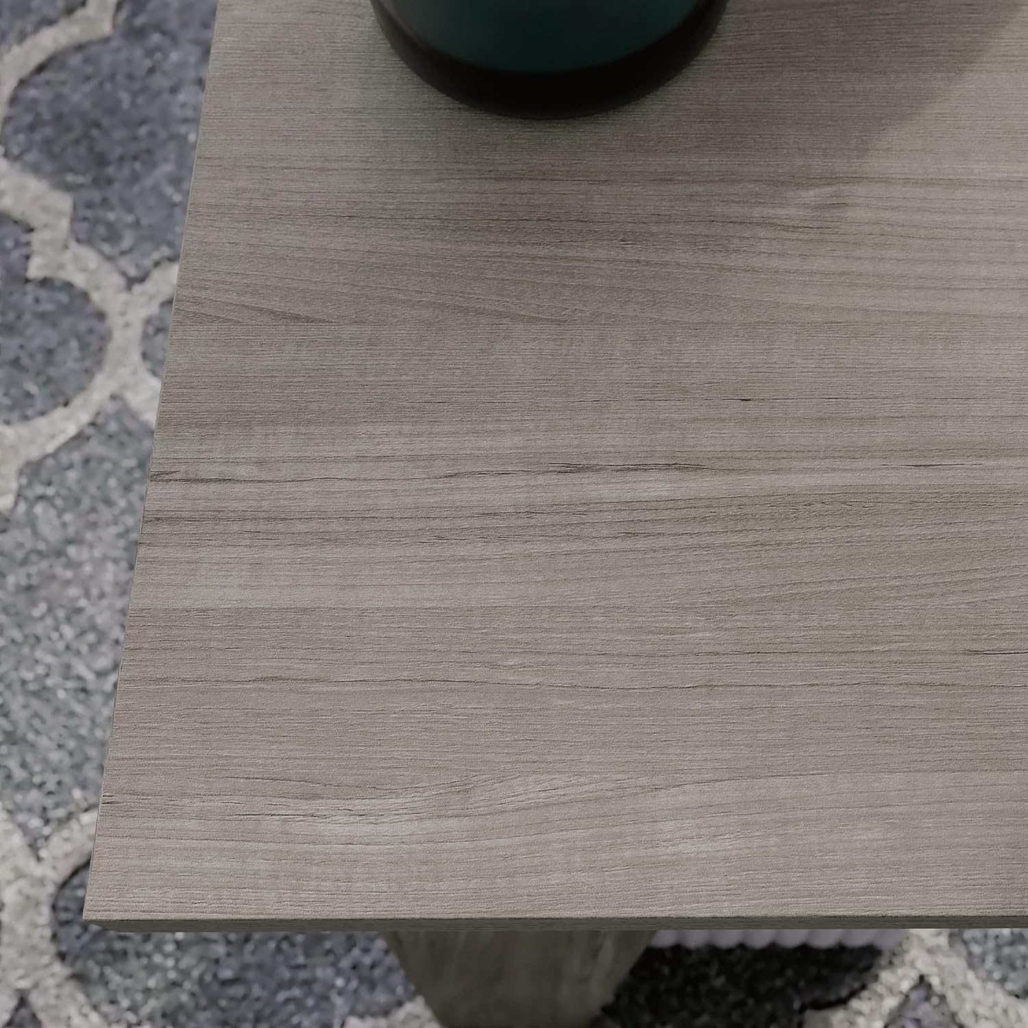 Sauder Beginnings Writing Table, Silver Sycamore Finish