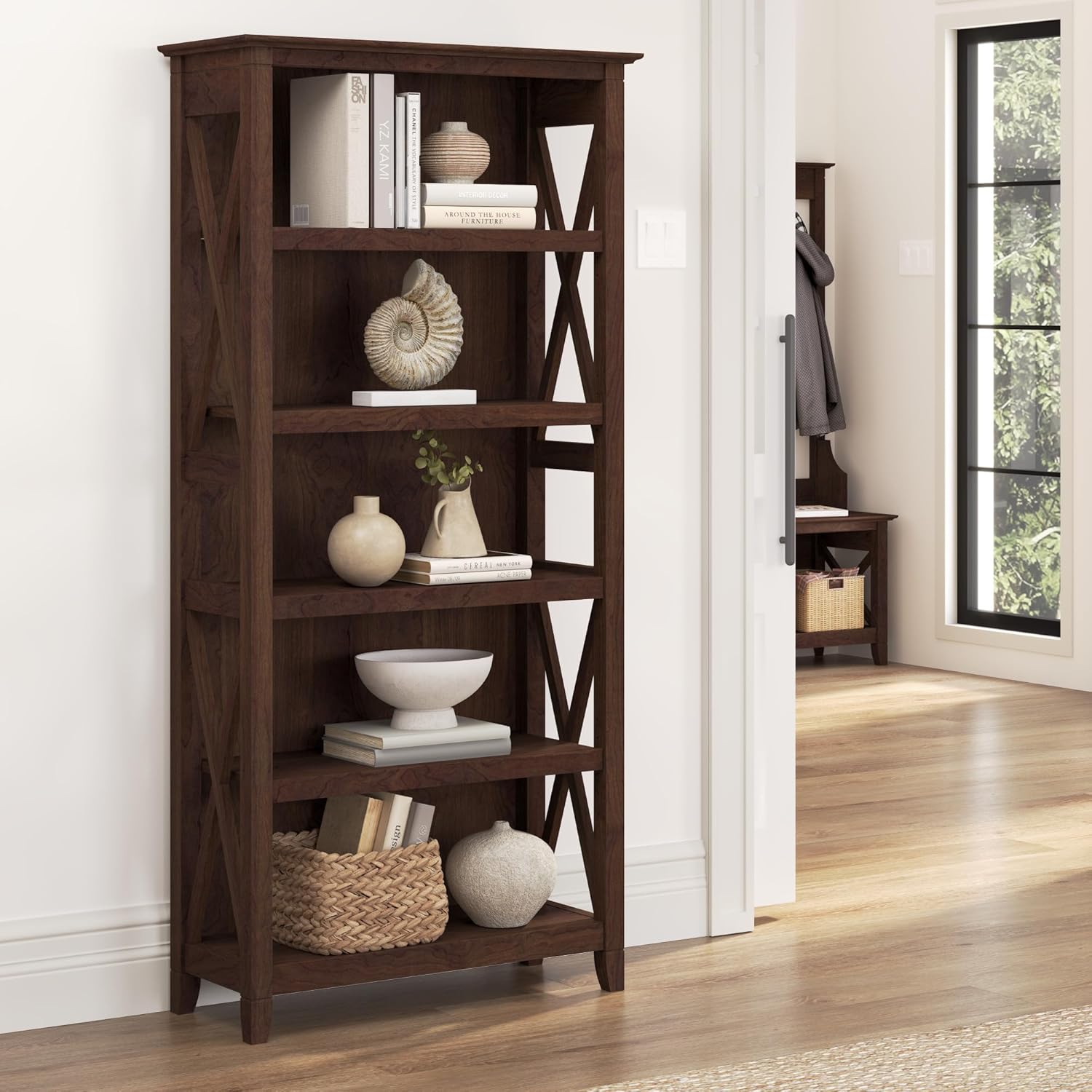 Bush Furniture Key West Bookcase Collection