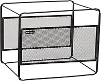 Mind Reader Hanging File Folder Organizer, Desktop Organizer, Metal Mesh, 13" L x 9.75" W x 10.25" H