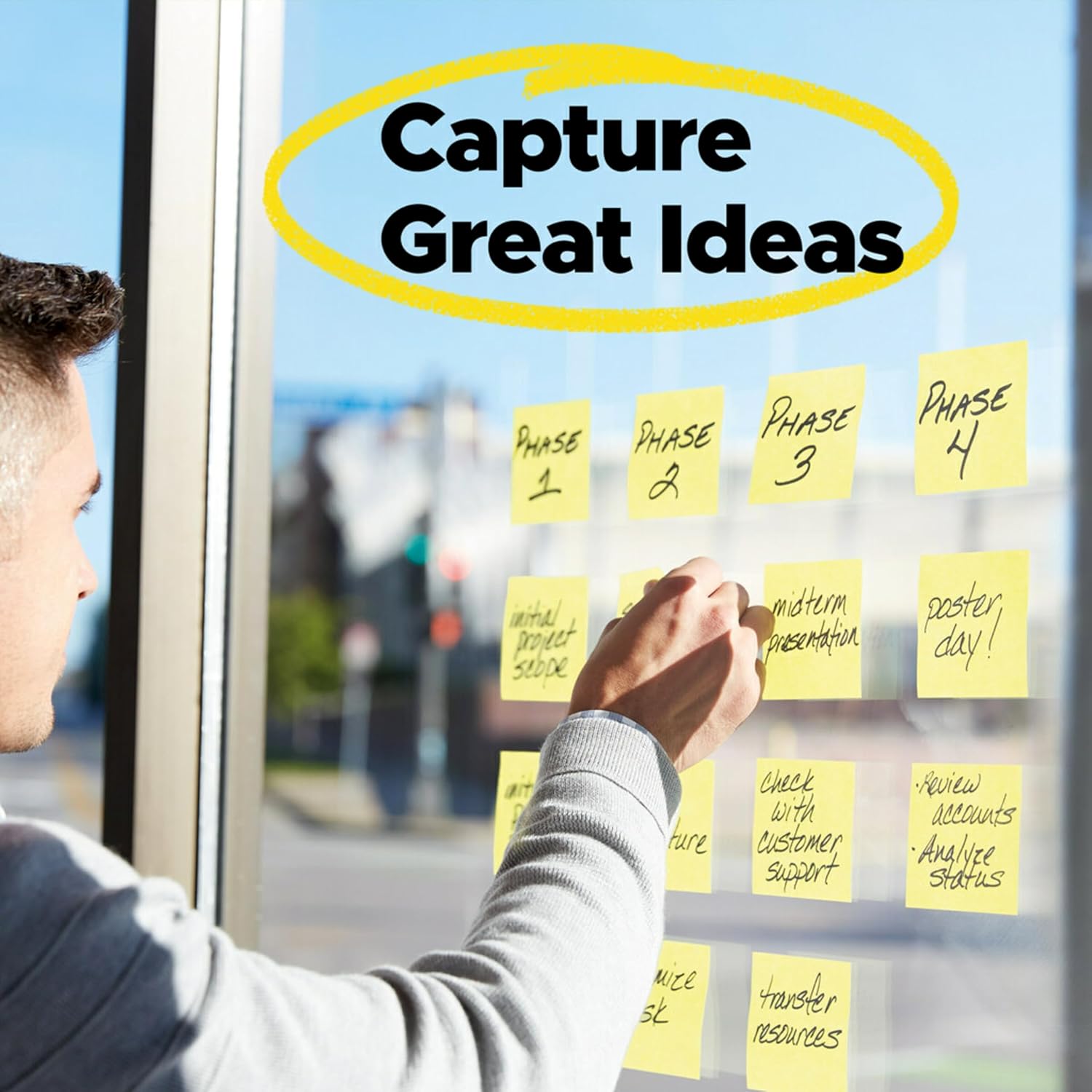 Post-it Super Sticky Pop-up Notes, 3x3 in, 12 Pads, 2X The Sticking Power, Canary Yellow