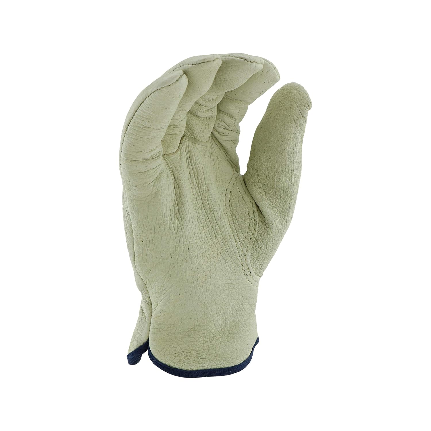 West Chester 994KP Pigskin Leather with Positherm Lining Gloves [Pack of 12] Small, Shirred Elastic Wrists, Keystone Thumb
