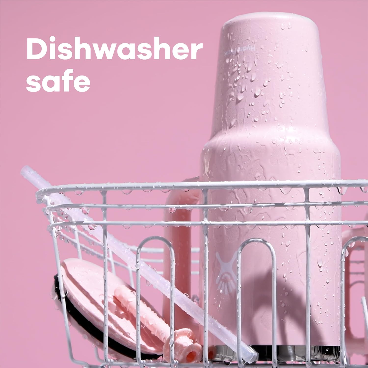 HYDRO FLASK Travel Tumbler with Handle, Lid and Straw - Insulated Stainless Steel