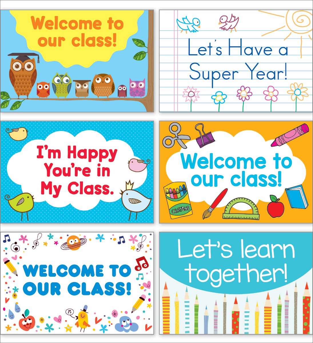 Scholastic Teachers Friend Postcards, 6in x 4in, Back To School, Kindergarten - Grade 5, Pack Of 36