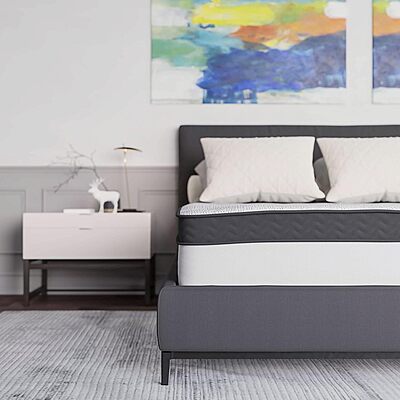 FLASH FURNITURE Capri Comfortable Sleep 12" Hybrid Pocket Spring and Foam Mattress in a Box