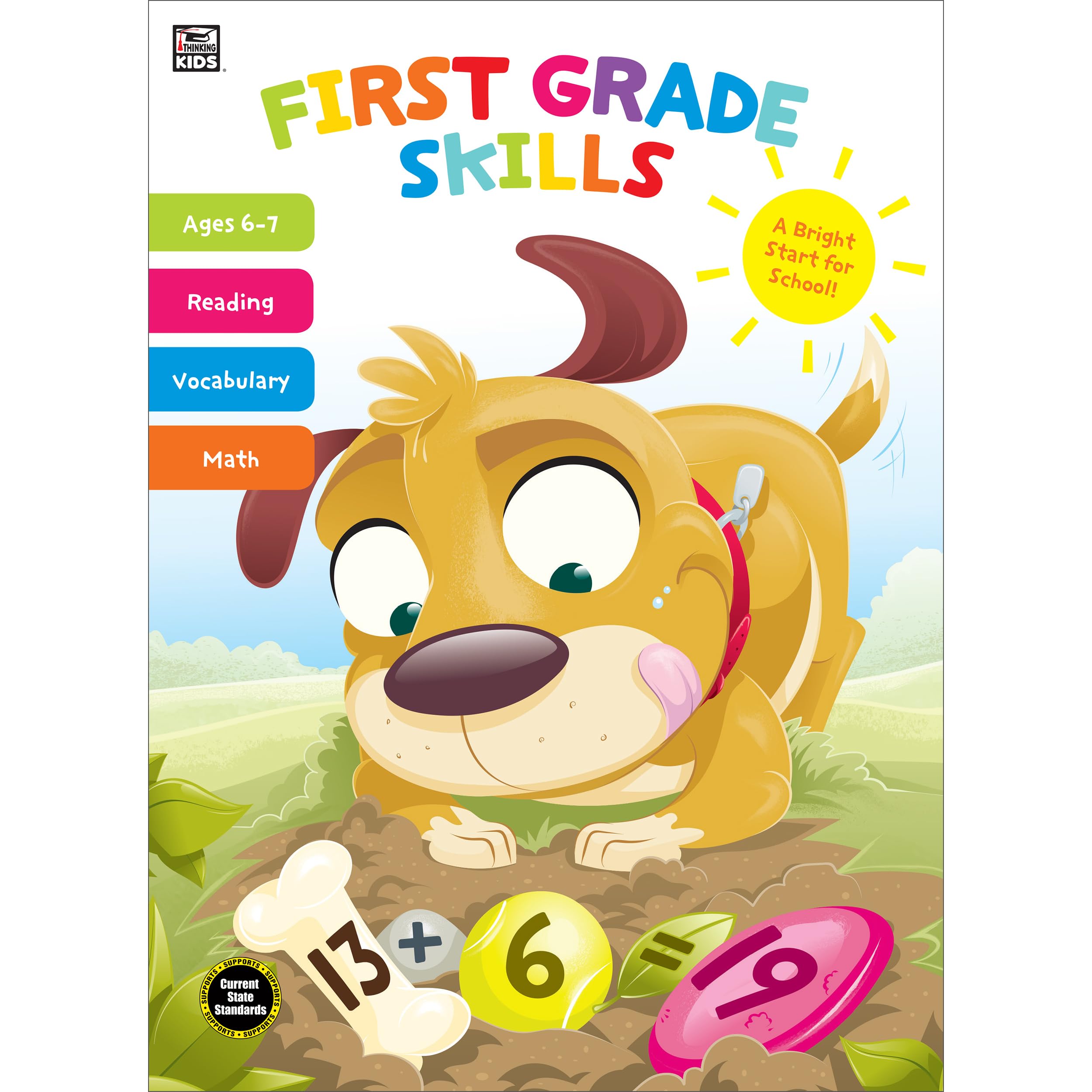 Carson Dellosa — First Grade Skills Workbook for 1st Grade, 320 Pages