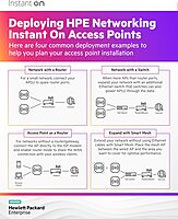 HPE Networking Instant On Access Point AP22 2x2 WiFi 6 Indoor Wireless Access Point | Long Range, Secure, Smart Mesh Support | Power Source Not Included | US Model (R4W01A) Power Adapter Not Included
