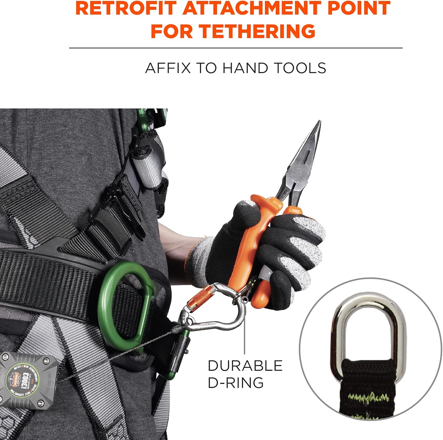 Ergodyne Squids 3700 Web Tool Tail Attachments, 6-Pack