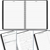 AT-A-GLANCE 2026 Appointment Book Planner, Weekly, 8-1/4" x 11", Large, Black (709500526) 2026 New Edition Black