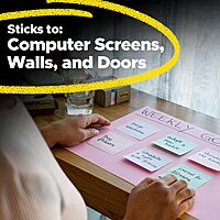 Post-it 100% Recycled Paper Super Sticky Notes, 3 in. x 3 in., 24 Pads/Pack, 70 Sheets/Pad