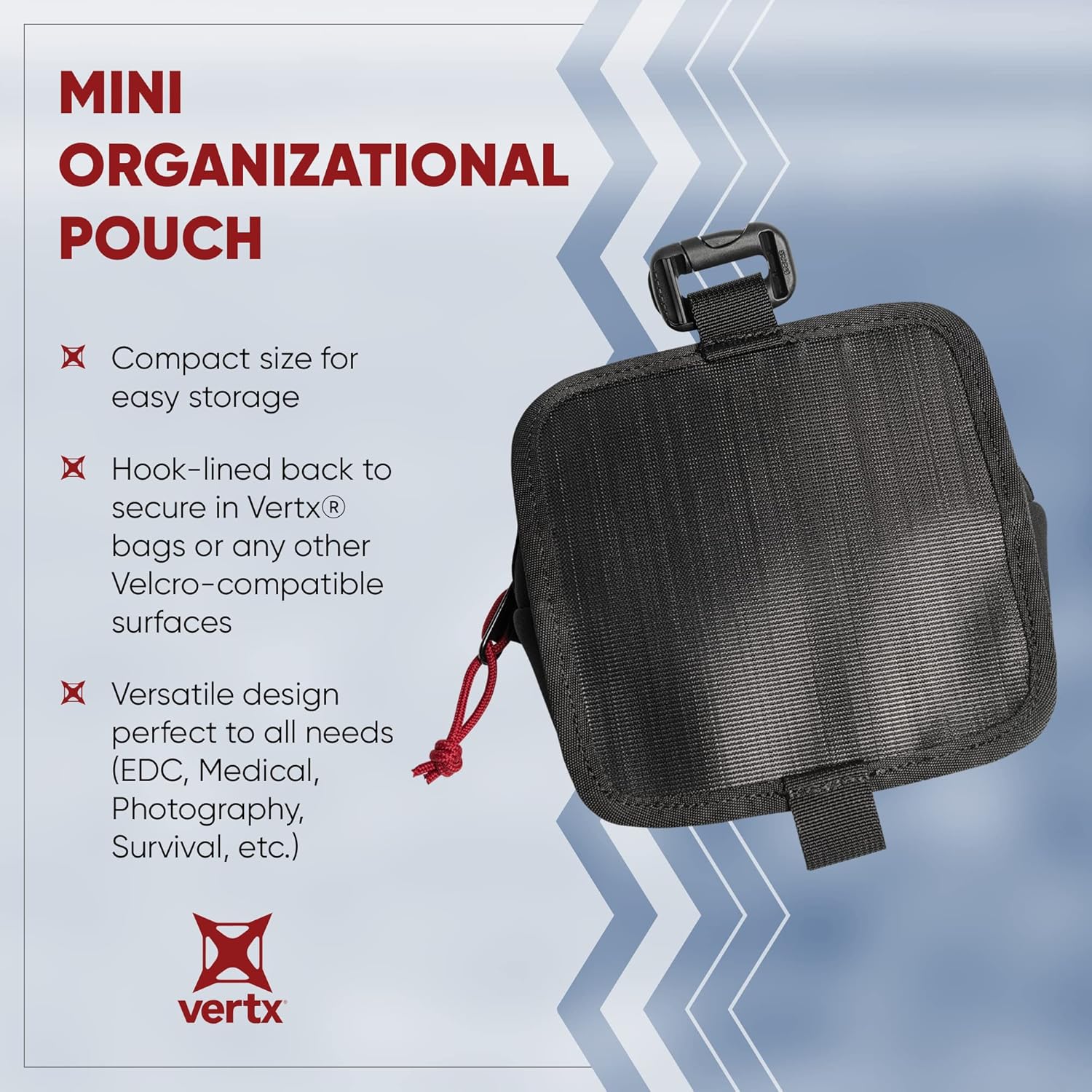 VERTX Pouch and Organizational Accessories - Cordura Velcro Pouch
