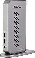 StarTech.com USB-C USB-A Dock - Hybrid Universal USB 3.0 Docking Station for USB-C or USB-A Laptop - Dual Monitor 4K 60Hz HDMI/DisplayPort - 6x USB-A, GbE - USB 3.1/3.2 Gen 1 - Windows/Mac (DK30A2DHU)