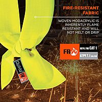 ERGODYNE Chill-Its 6700FR Evaporative FR Cooling Bandana, Tie Closure