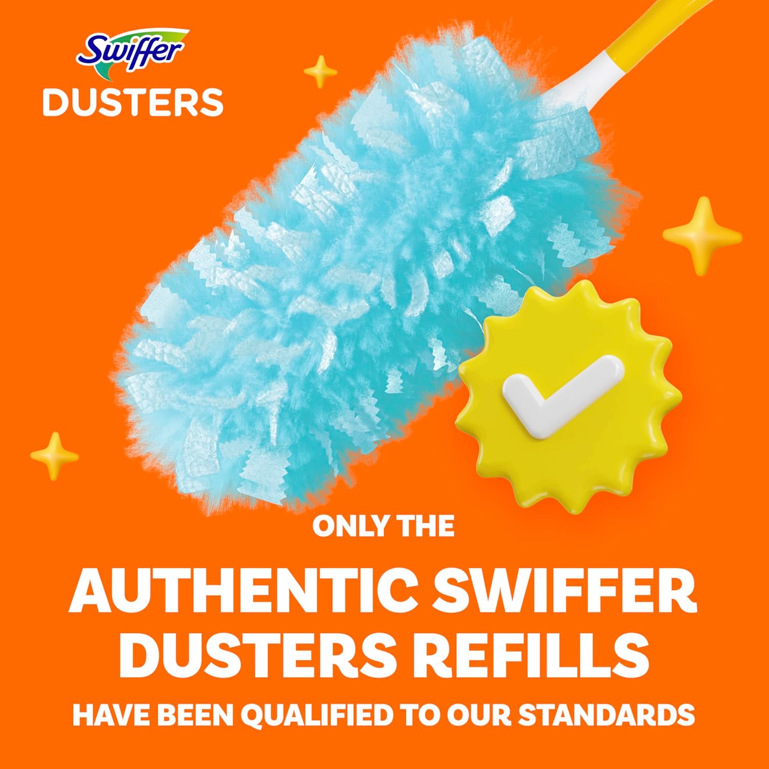 Swiffer Dusters Refill for Cleaning, Made by SWIFFER, Feather & Microfiber Duster Disposable Alternative