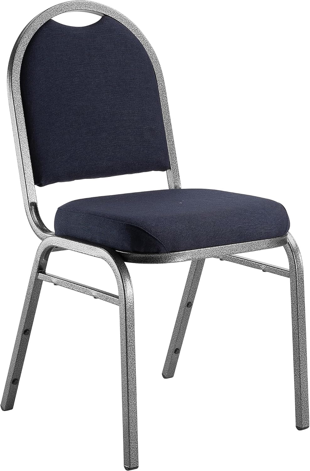 National Public Seating 9200 Series: Dome-Back Premium Fabric Upholstered Banquet Stack Chair - SEAT/SILVERVEIN