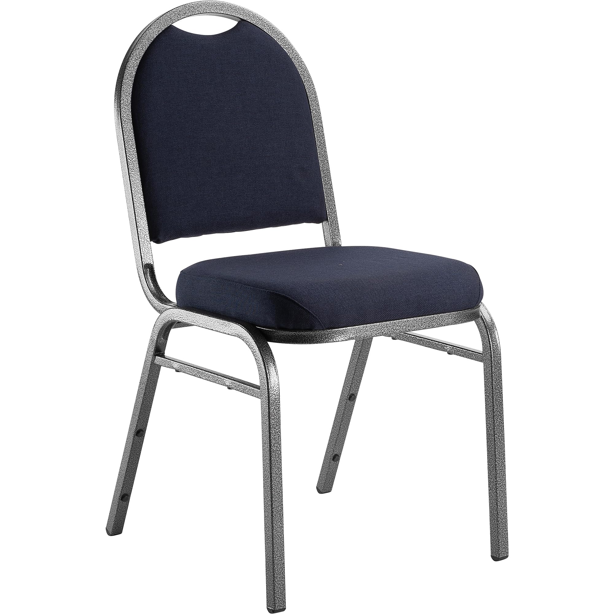 National Public Seating 9200 Series: Dome-Back Premium Fabric Upholstered Banquet Stack Chair - SEAT/SILVERVEIN