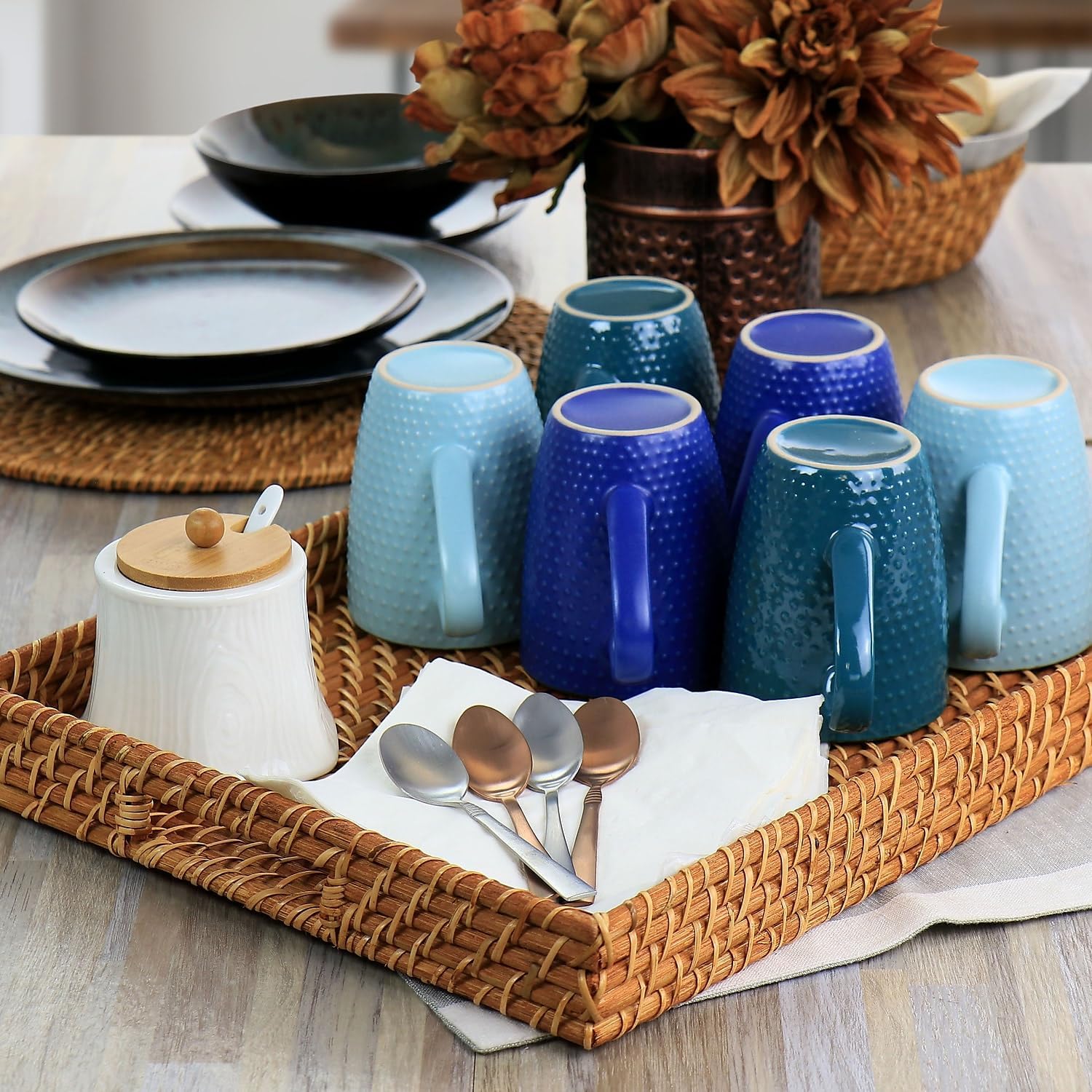 Martha Stewart Rattan Serving Tray (76604.01)