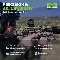 Meprolight MCO PRO 2/68 MOA Reflex Sight, 10 Day/2 NV Brightness, Shake Awake, IP67 Waterproof, 25,000+ Hour Battery