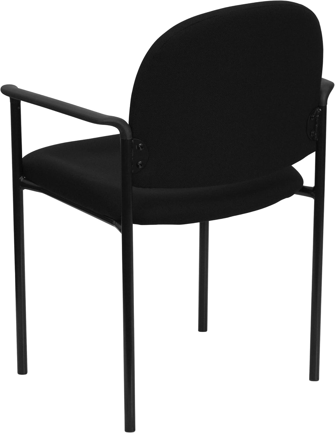 Flash Furniture Tiffany Side Reception Chair with Arms, Stackable Steel Frame