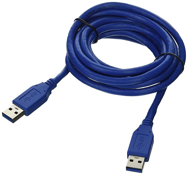 SIIG SuperSpeed USB 3.0 Type A (Male) to Type A (Male) Cable 2 Meters (CB-US0212-S1),Blue A (Male) to A (Male) 2 Meter